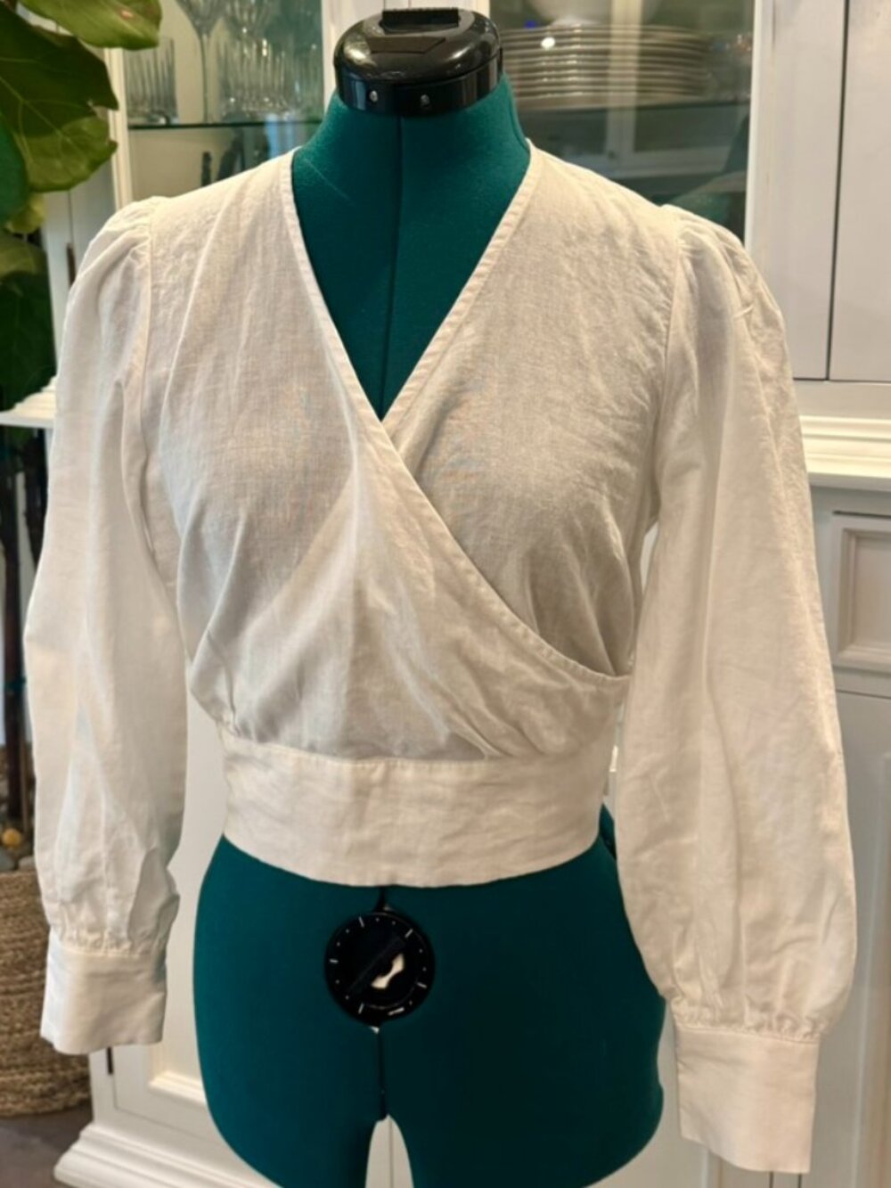 Deluc Women's Tidbit Blouse in White Size Small